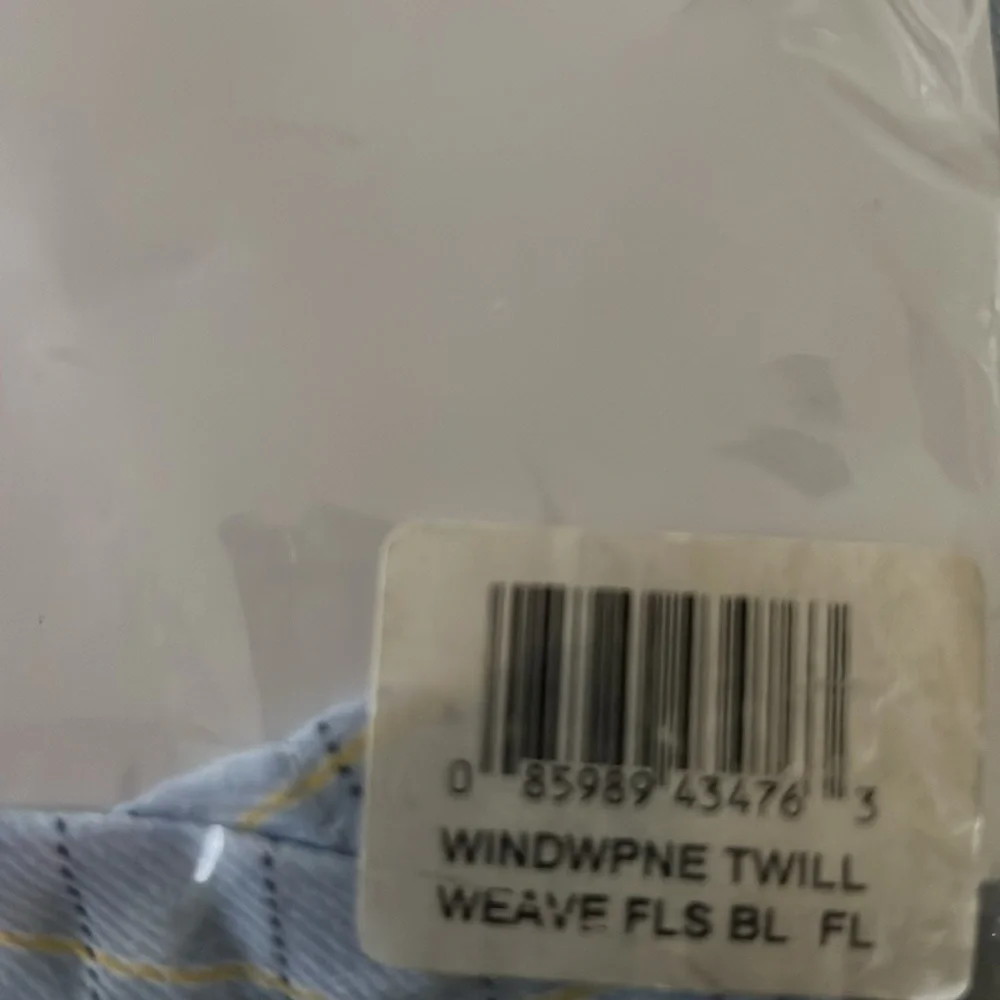 Nautica Full Flat Sheet 100% Cotton Windowpane Design in Blue and Yellow NEW